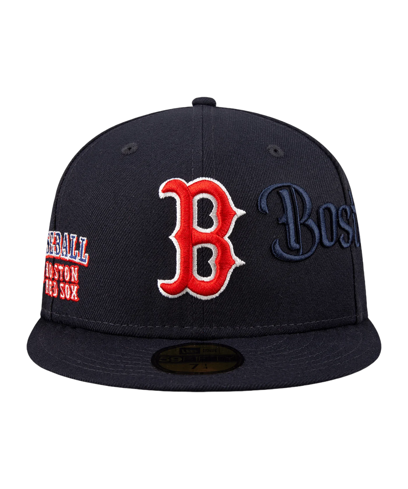 New Era Boston Red Sox Script 59Fifty Cap Blau