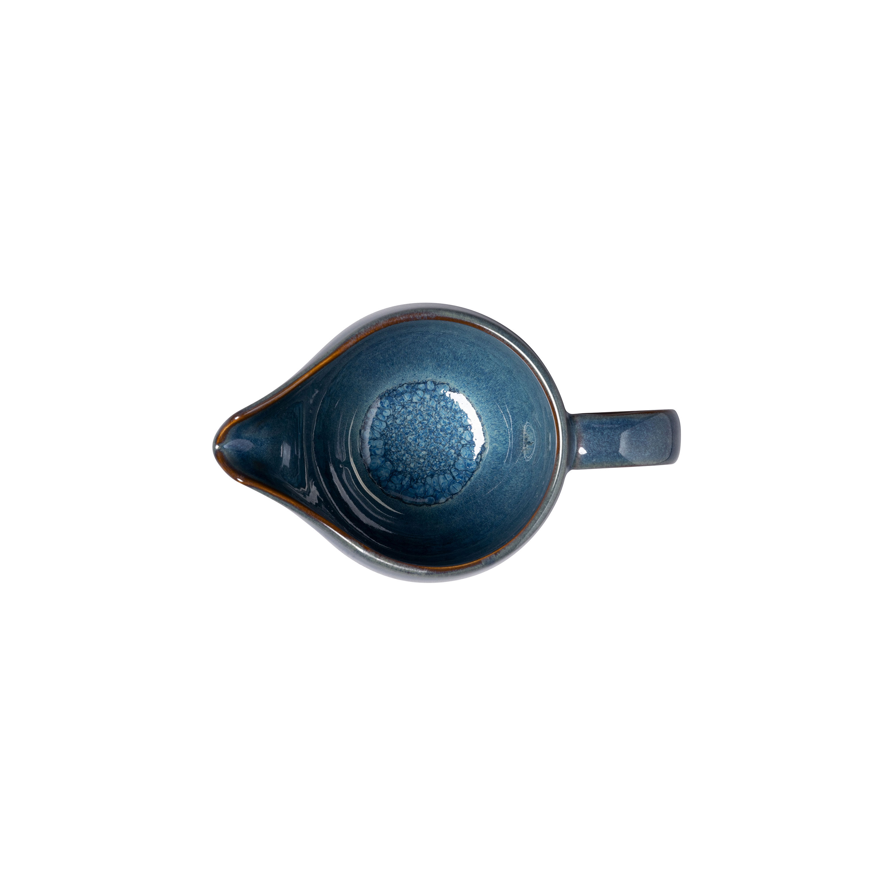 Crafted Creamer Blue, 6.8 oz, Premium Porcelain