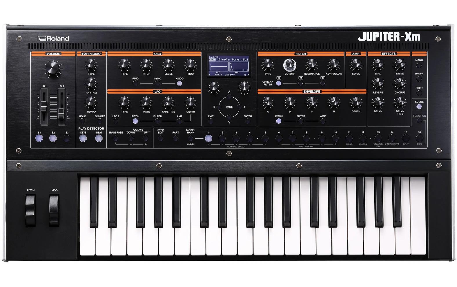 Synthesizer JUPITER-XM<br>Digitaler Synthesizer