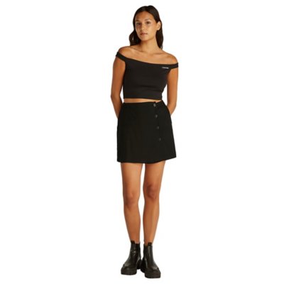 Jupe femme Ecovero Nylon Wrap CALVIN KLEIN