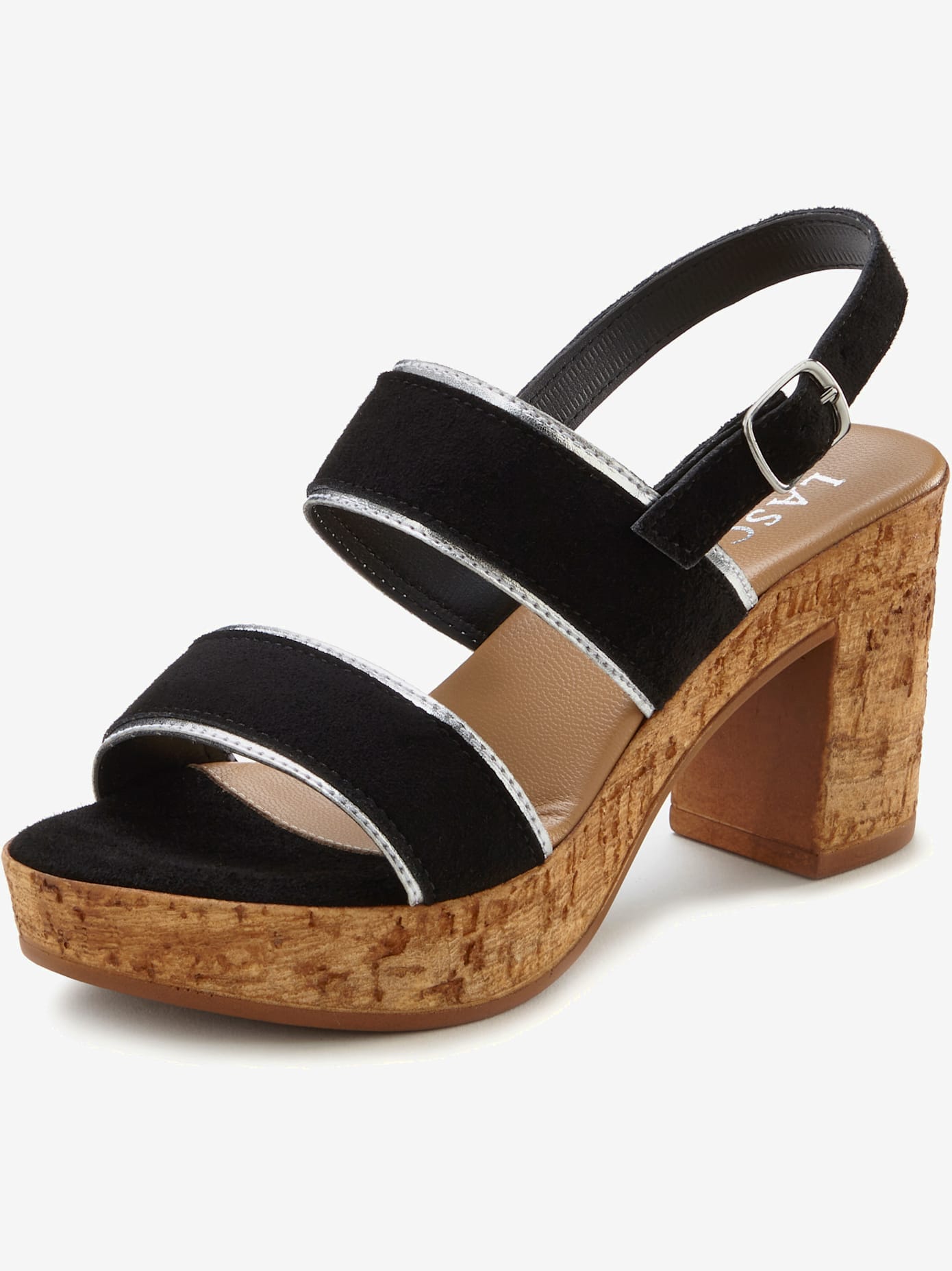 Sandales compensées cuir de qualité