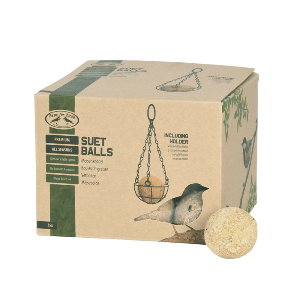 Lot de 35 boules de graisse 4 saisons pour oiseaux