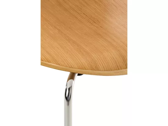Lot de 2 Chaise de conférence - Bois & Nature - Chêne - DIEGO