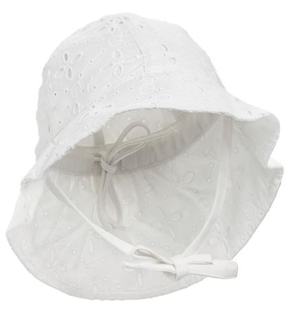 Elodie Details Sonnenhut - Stickerei Anglaise - Weiß