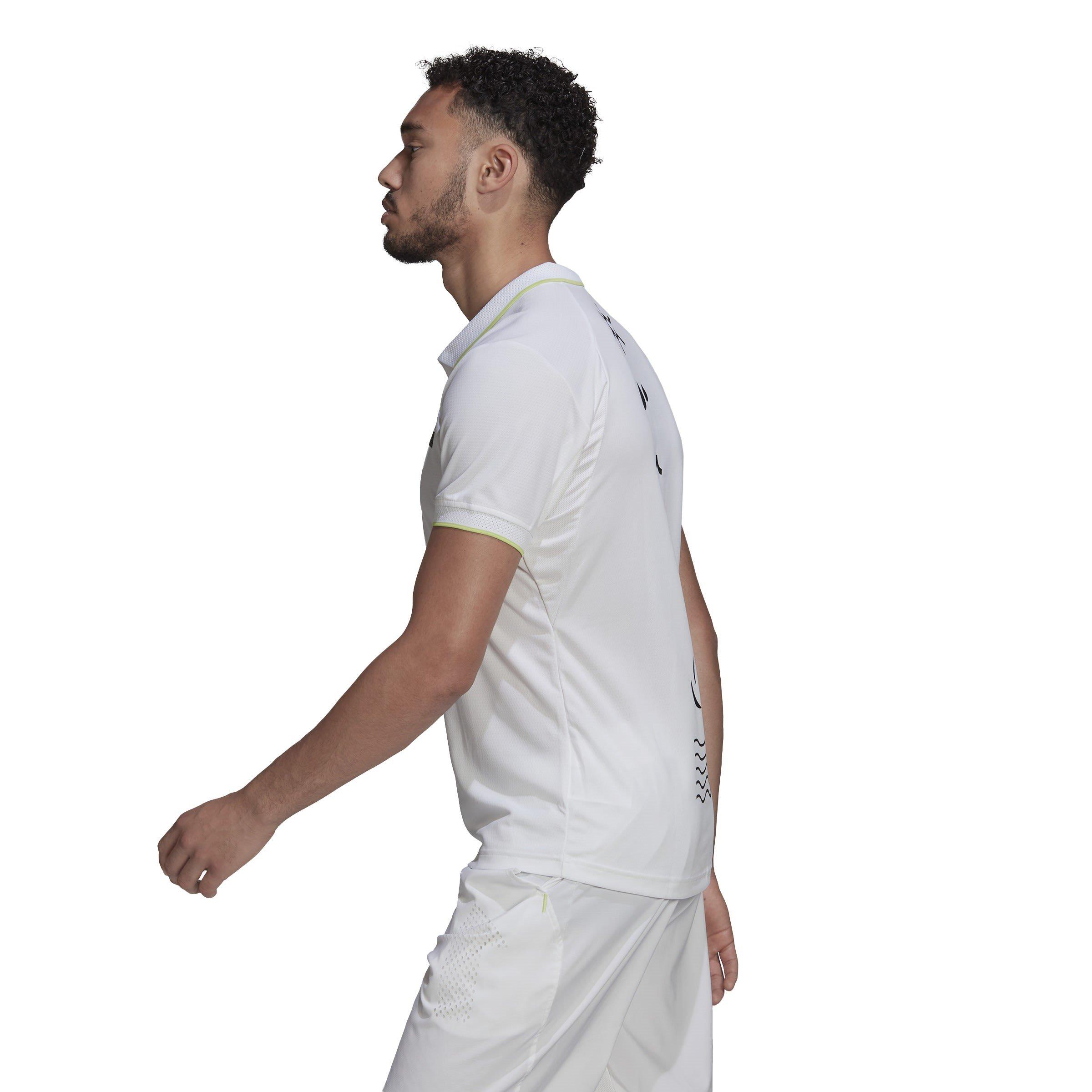 adidas Paris HEAT.RDY Tennis Freelift Polo Shirt Mens