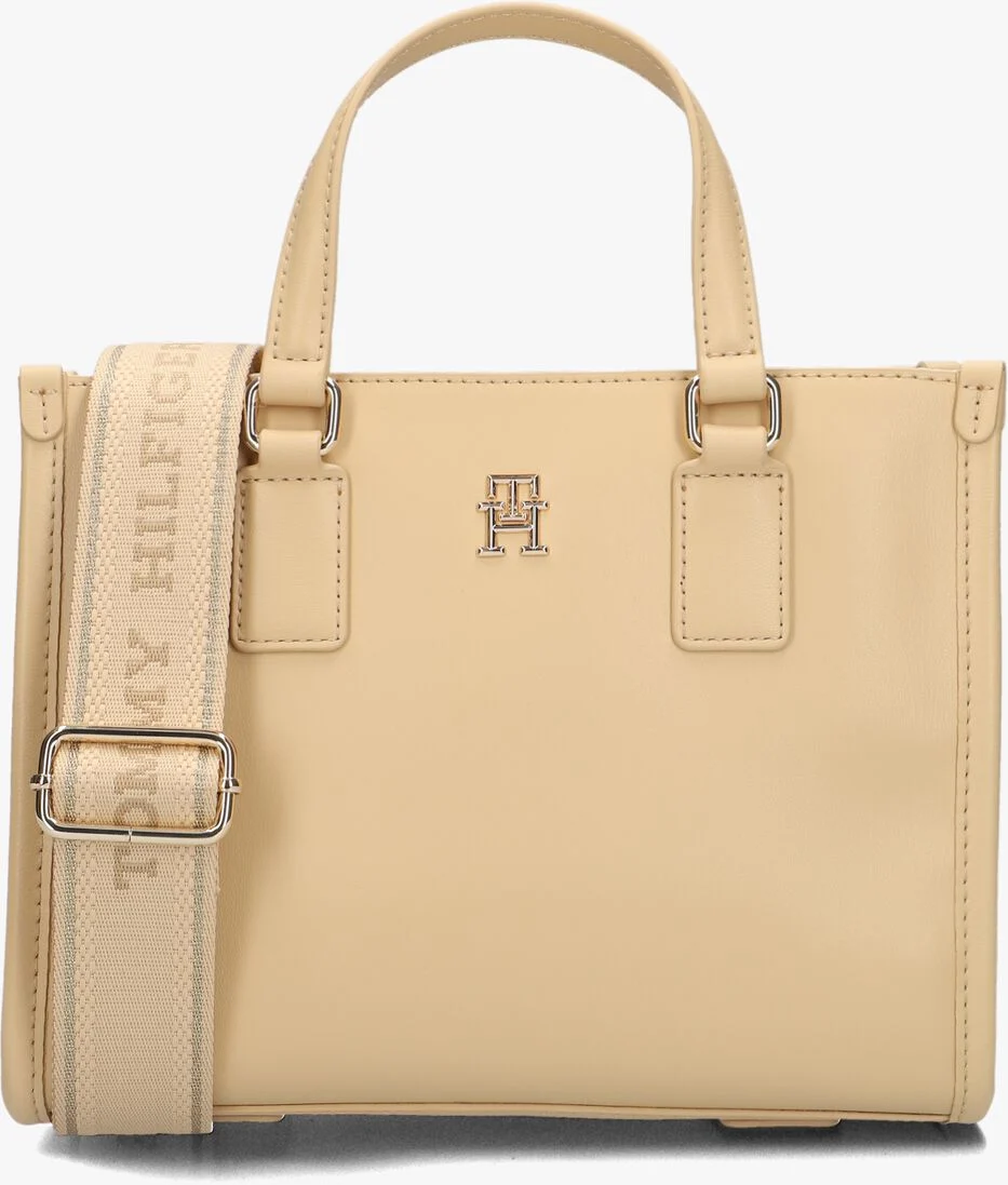 TOMMY HILFIGER beige tommy hilfiger handtas th monotype mini tote