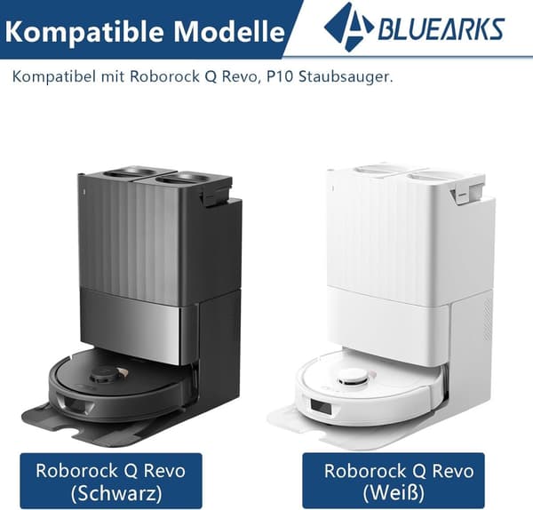 INF Roborock Q Revo/P10 Reservedelssett - Flerfarget  0