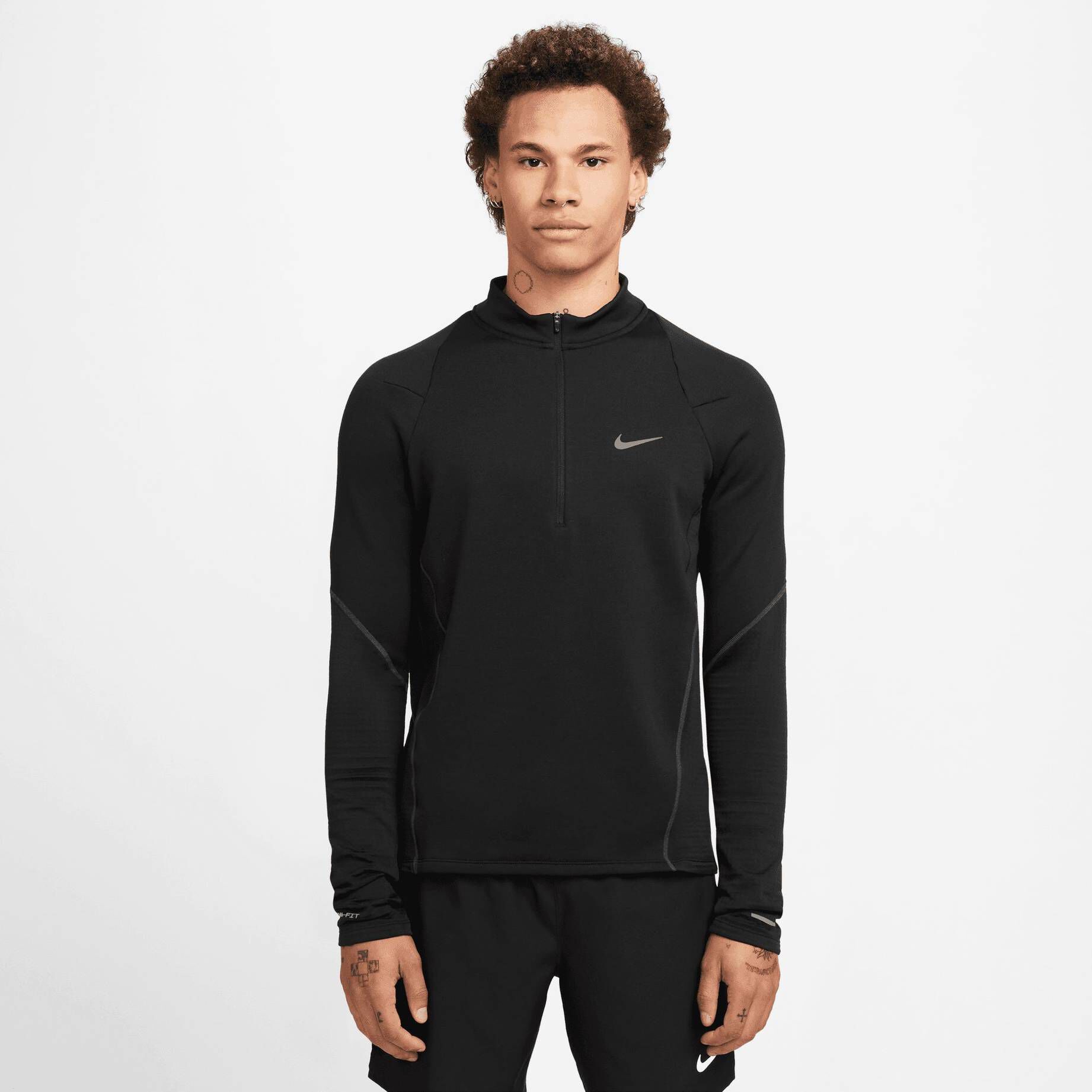 Nike| Herren Laufshirt NK THERMAFIT RPL ELEMENT HZ
