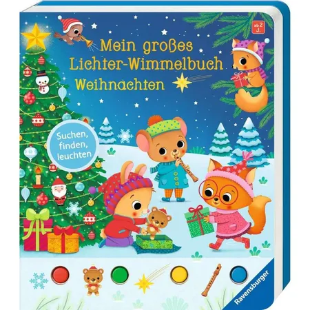 Ravensburger Mein großes Lichter-Wimmelbuch: Weihnachten