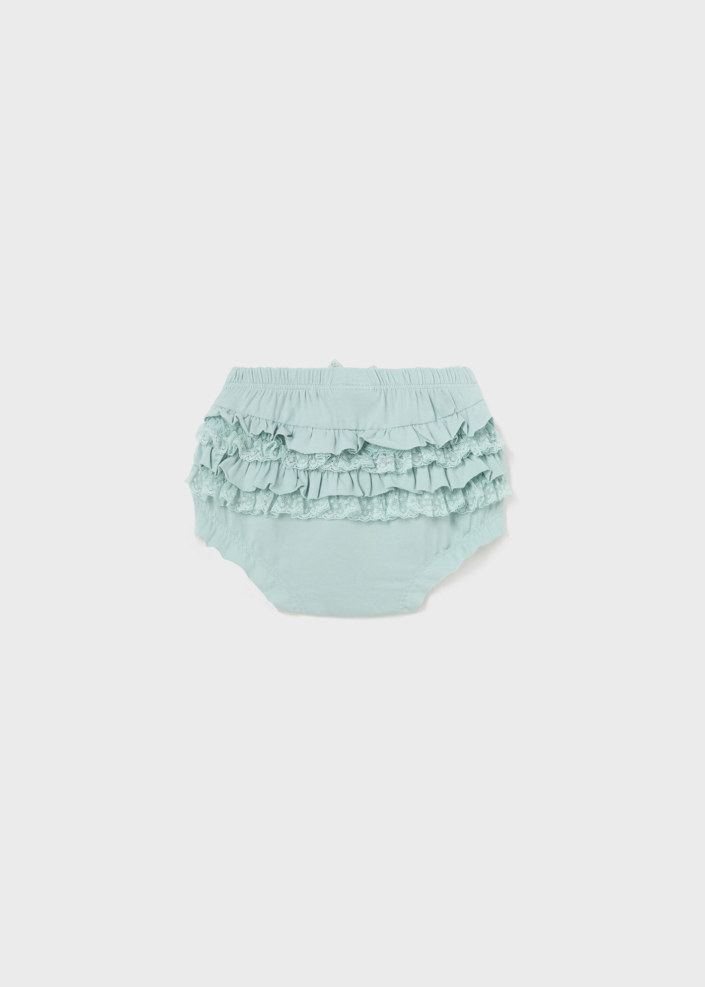 Capa de fralda Better Cotton Newborn Nude com babados