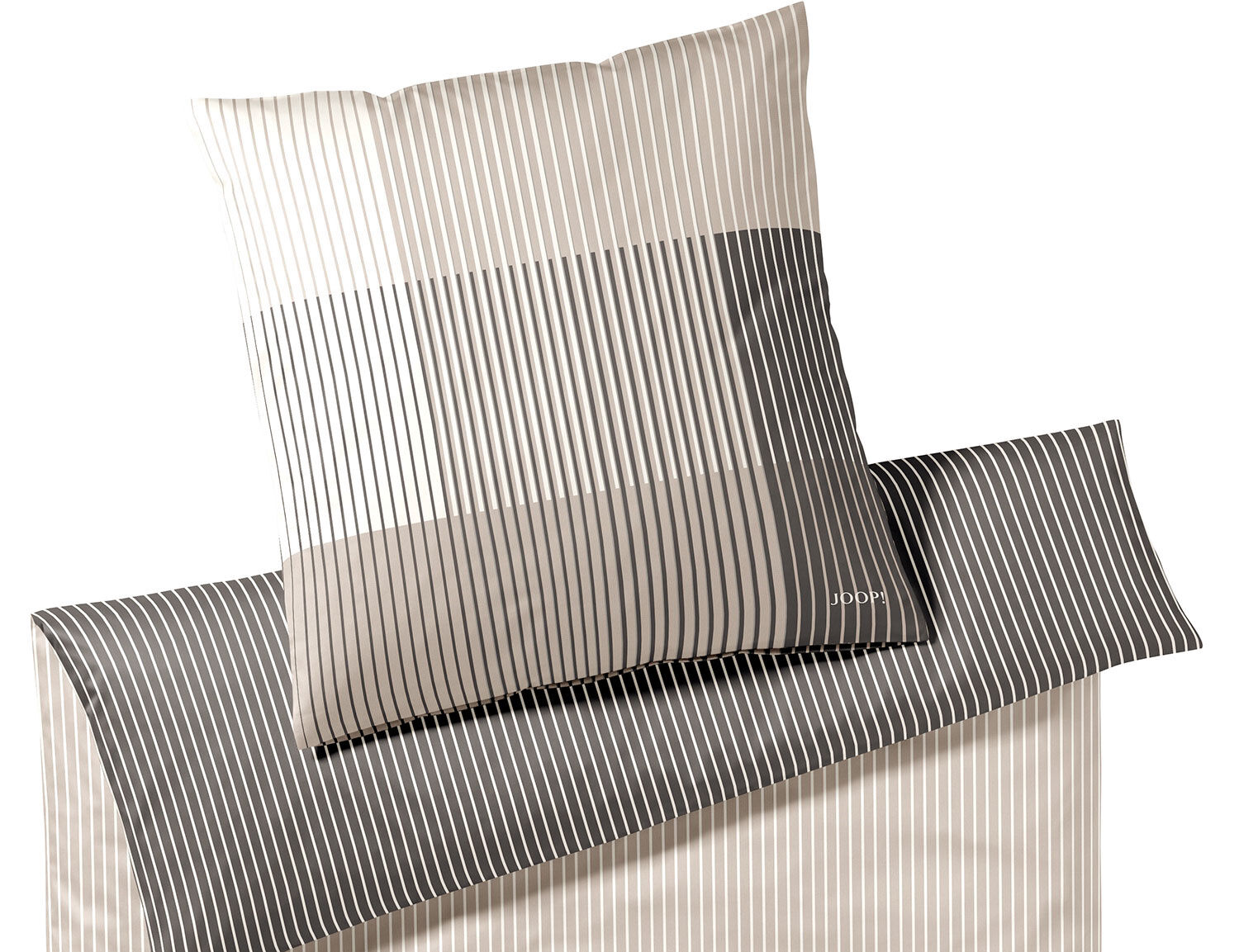JOOP! Satin Bettwäsche Divided gestreift