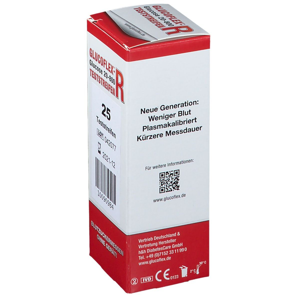 GLUCOFLEX™ -R Blutzuckerteststreifen