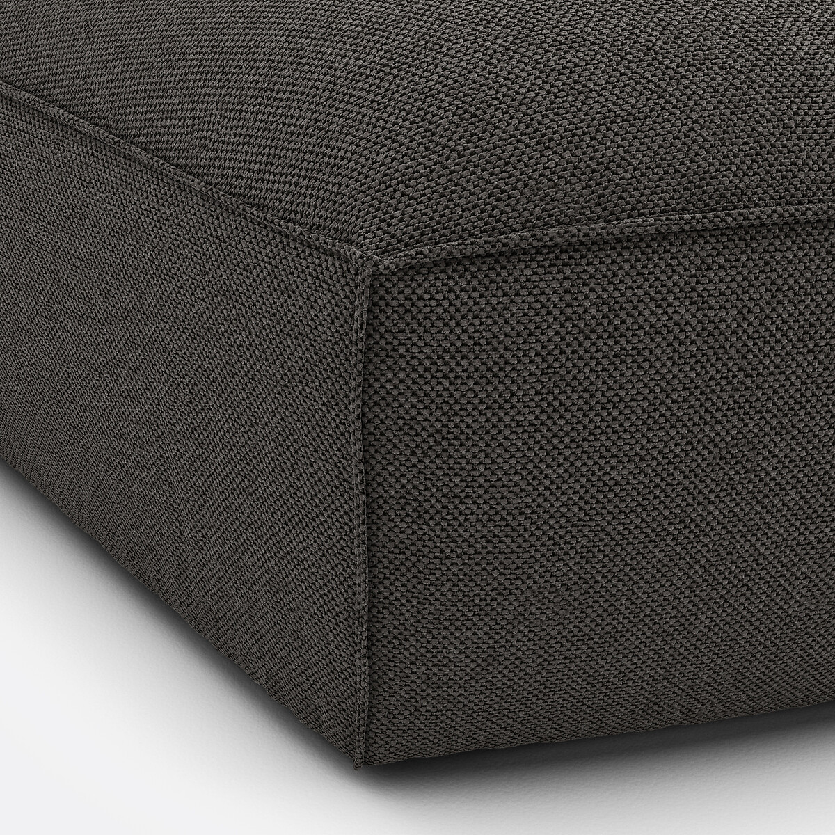 LA REDOUTE INTERIEURS<br>Canto aberto modular, tecido texturizado, Seven