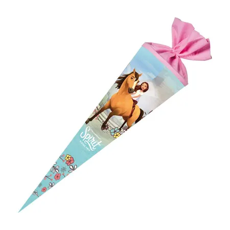 Nestler Schultüte Spirit Riding free Filzverschluss 70cm rund