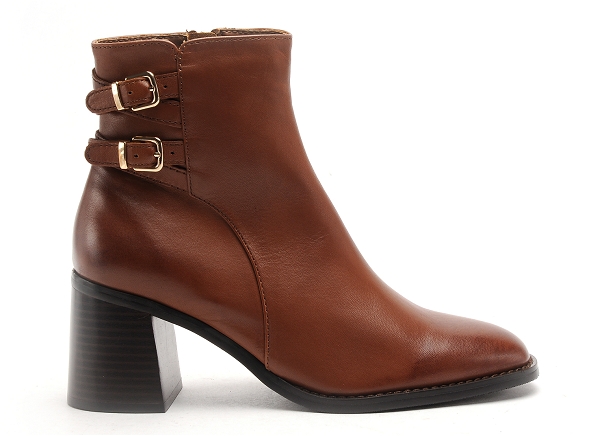 Regarde le ciel boots bottine talons femme sisko 02 marron