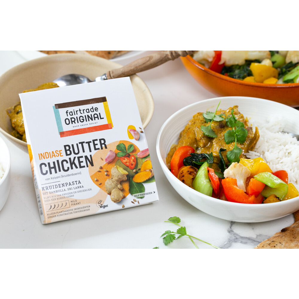 3x Fairtrade Original Kruidenpasta Butter Chicken70 gr