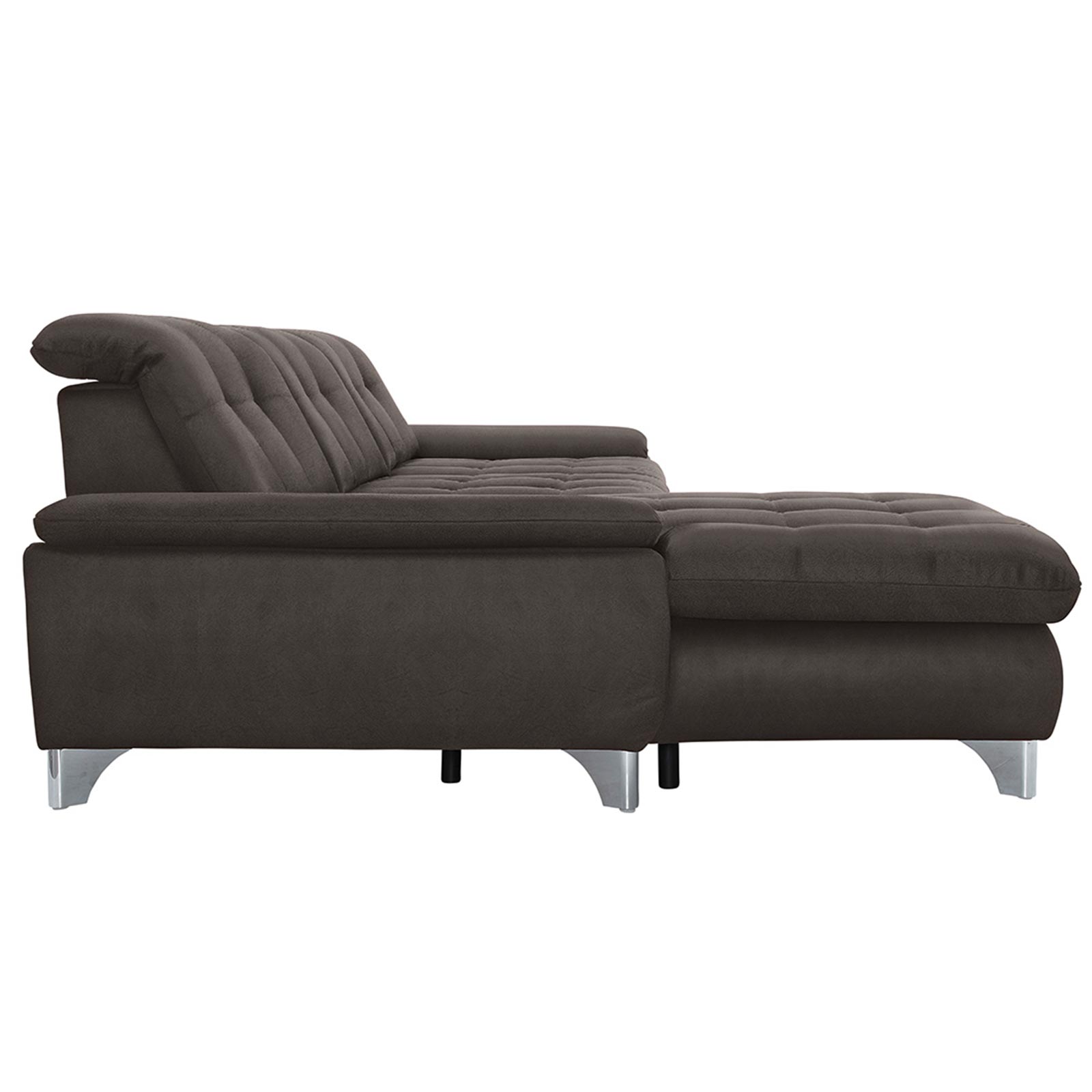 polsterpower Ecksofa - Saddle anthrazit - Basismodell - Recamiere links