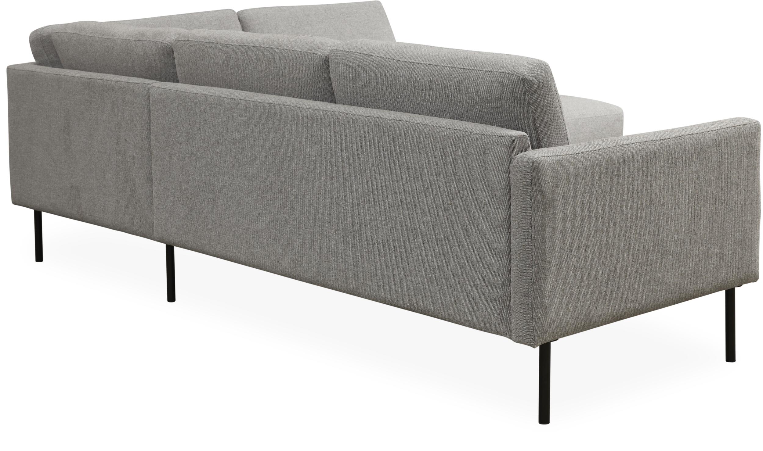 Larvik højrevendt hjørnesofa med pufafslutning