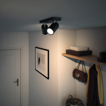Philips duospot Kosipo LED zwart 230V