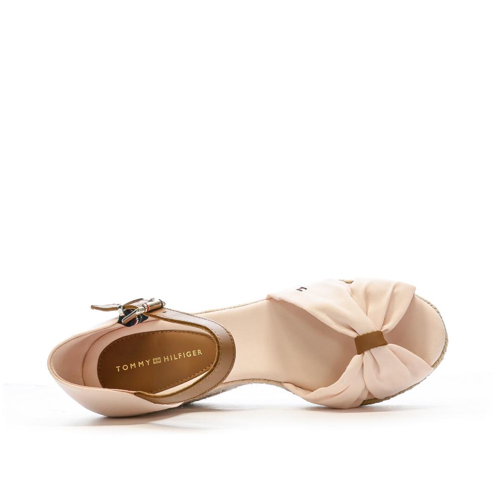 Tommy Hilfiger Sandales Compensées Rose Femme Tommy Hilfiger 10cm