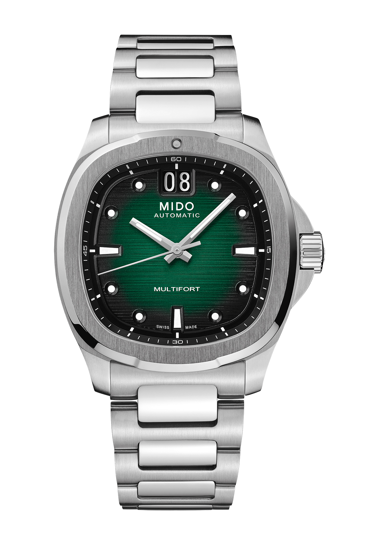 Mido Multifort TV Big Date Grün M049.526.11.091.00