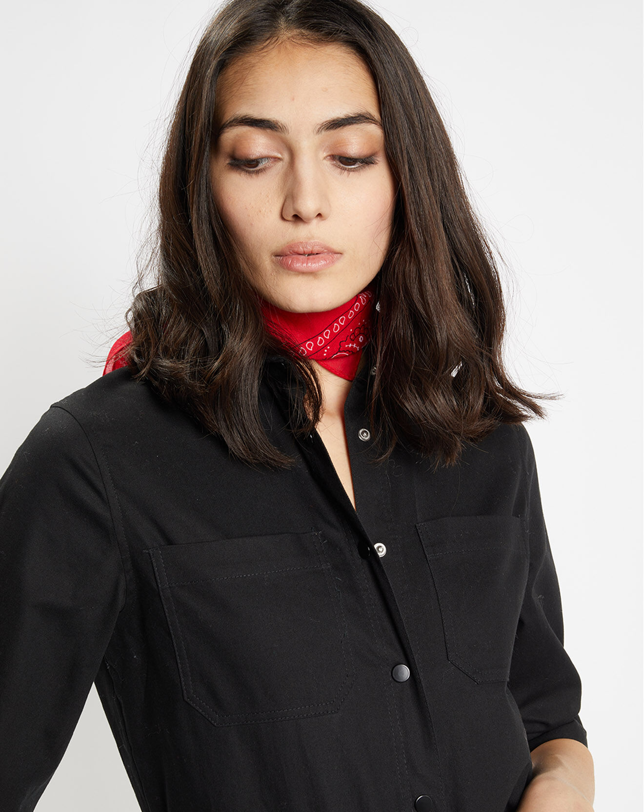 Galeries Lafayette Combinaison Cassius Workwe noire