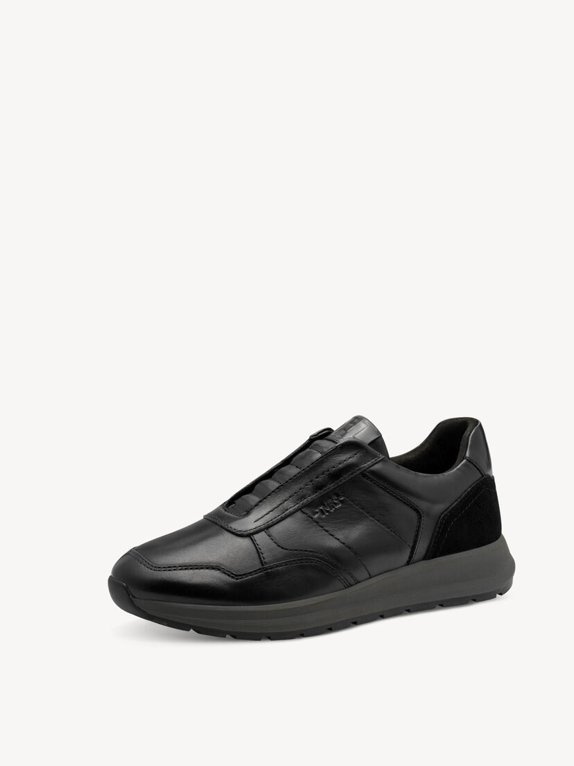 Leren Sneaker - zwart