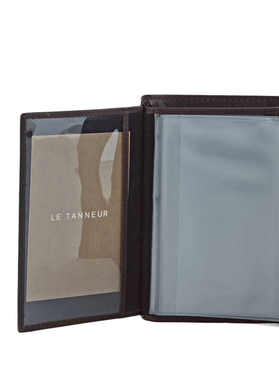 Grand portefeuille vertical zipp Gary cuir LE TANNEUR