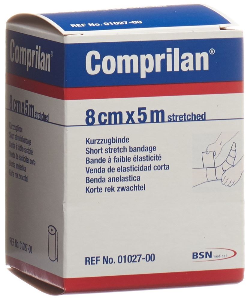 COMPRILAN Kurzzugbinde<br>1 Stück, 5mx8cm