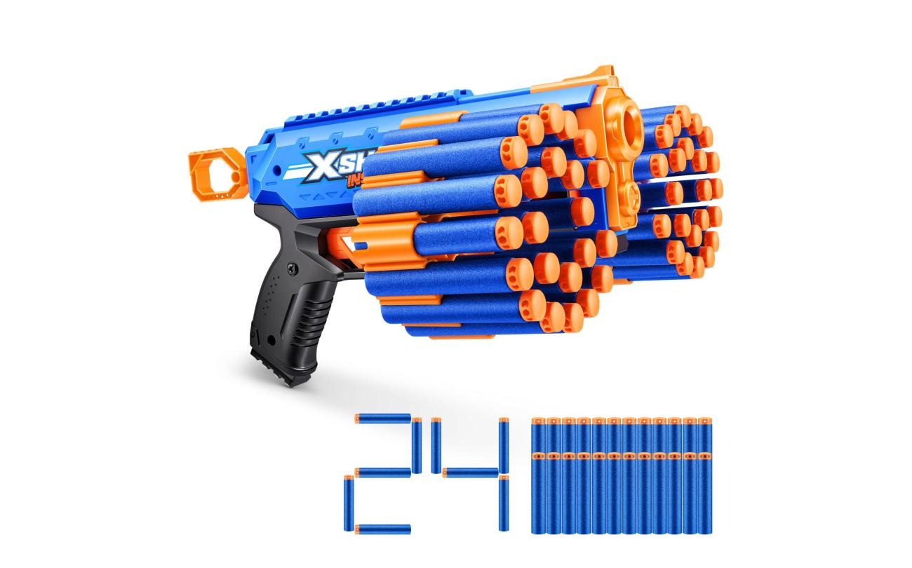 X-shot Insanity Manic met 24 darts
