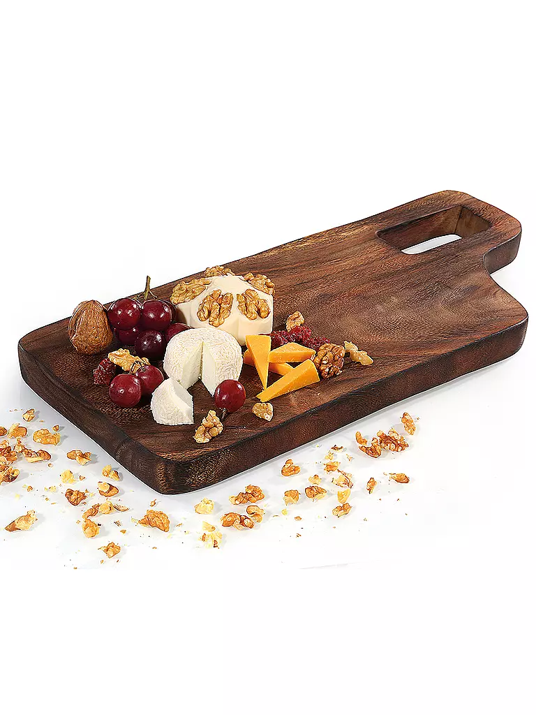 ZASSENHAUS Griff-/Servierbrett 46×20 cm Akazie braun