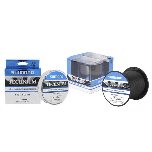 Shimano Fishing Technium 2480 M Line Cinzento 0.205 mm