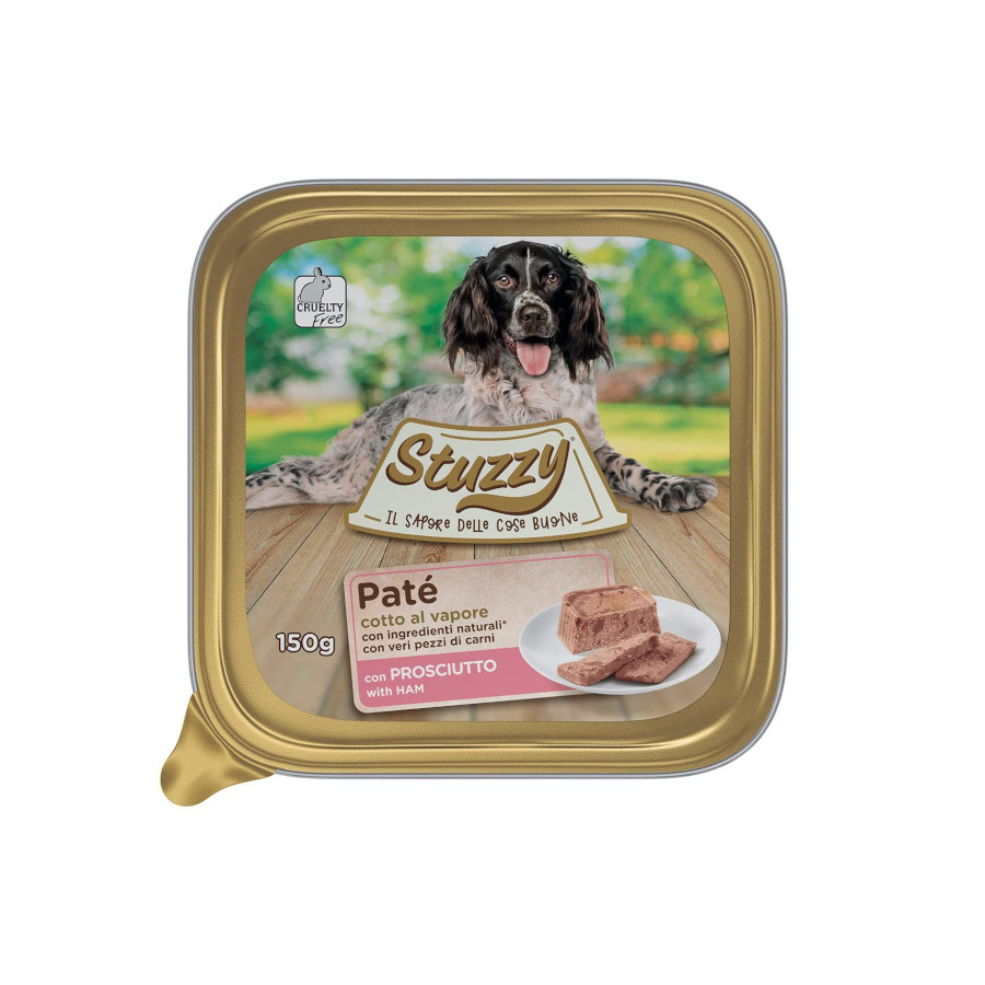 Stuzzy presunto em pote de 150g para cães