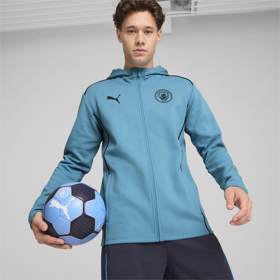 Manchester City Sweat à Capuche Casuals - Magic Blue/Bleu Marine