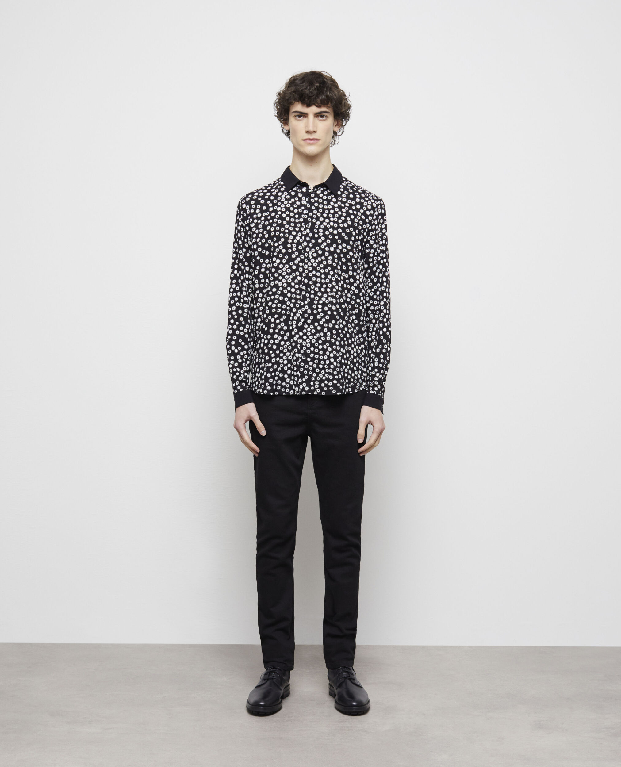 Chemise col classique imprimée