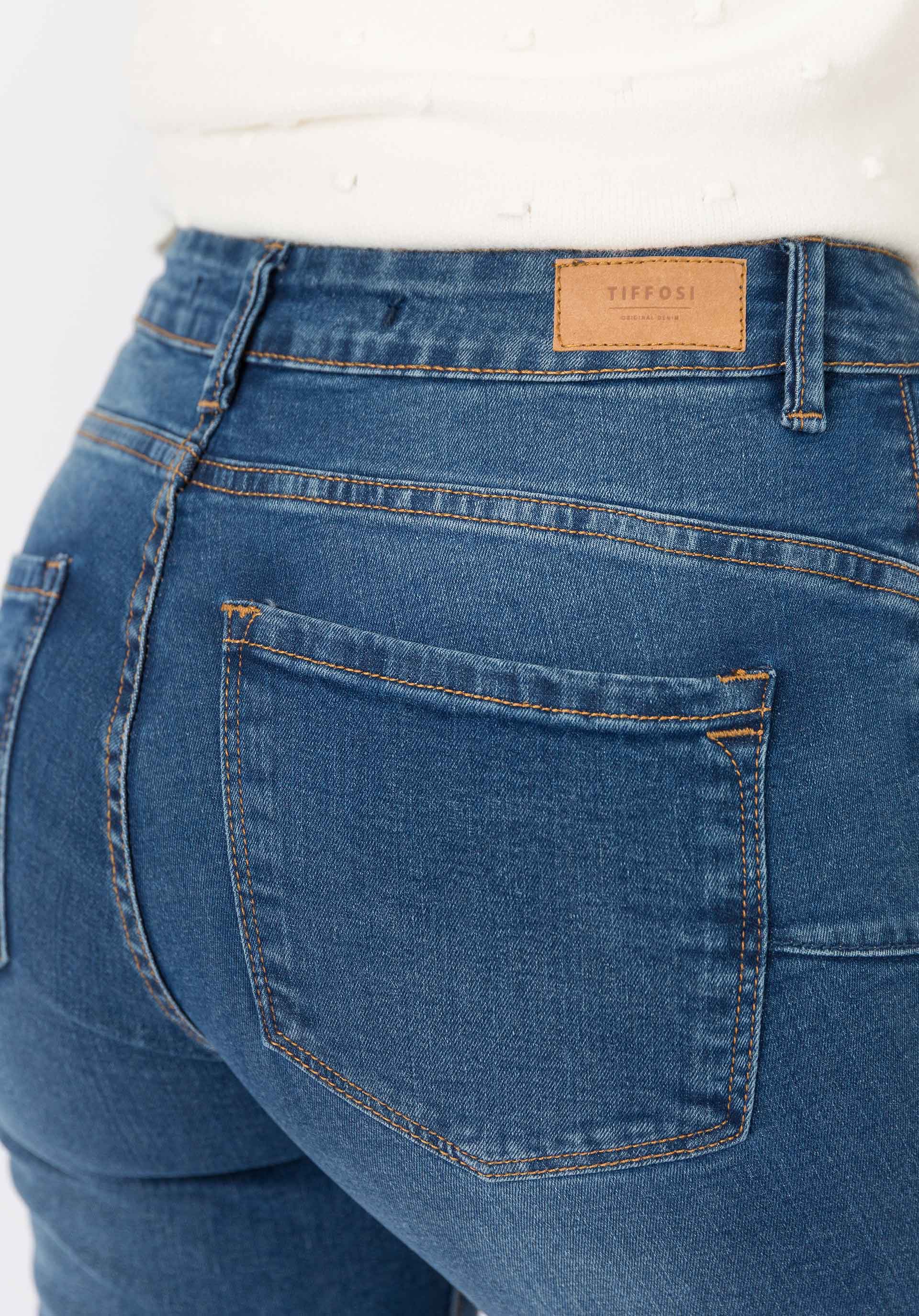 Jeans Light Push-up Skinny Cintura Média