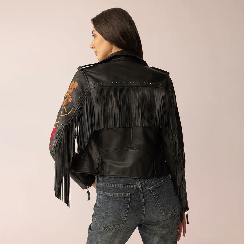 Myra Bag leather jacket Thorn & Thunder