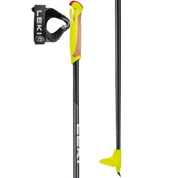Bâton ski de fond LEKI XTA 5.5 JUNIOR DARK ANTHRACITE/YELLOW