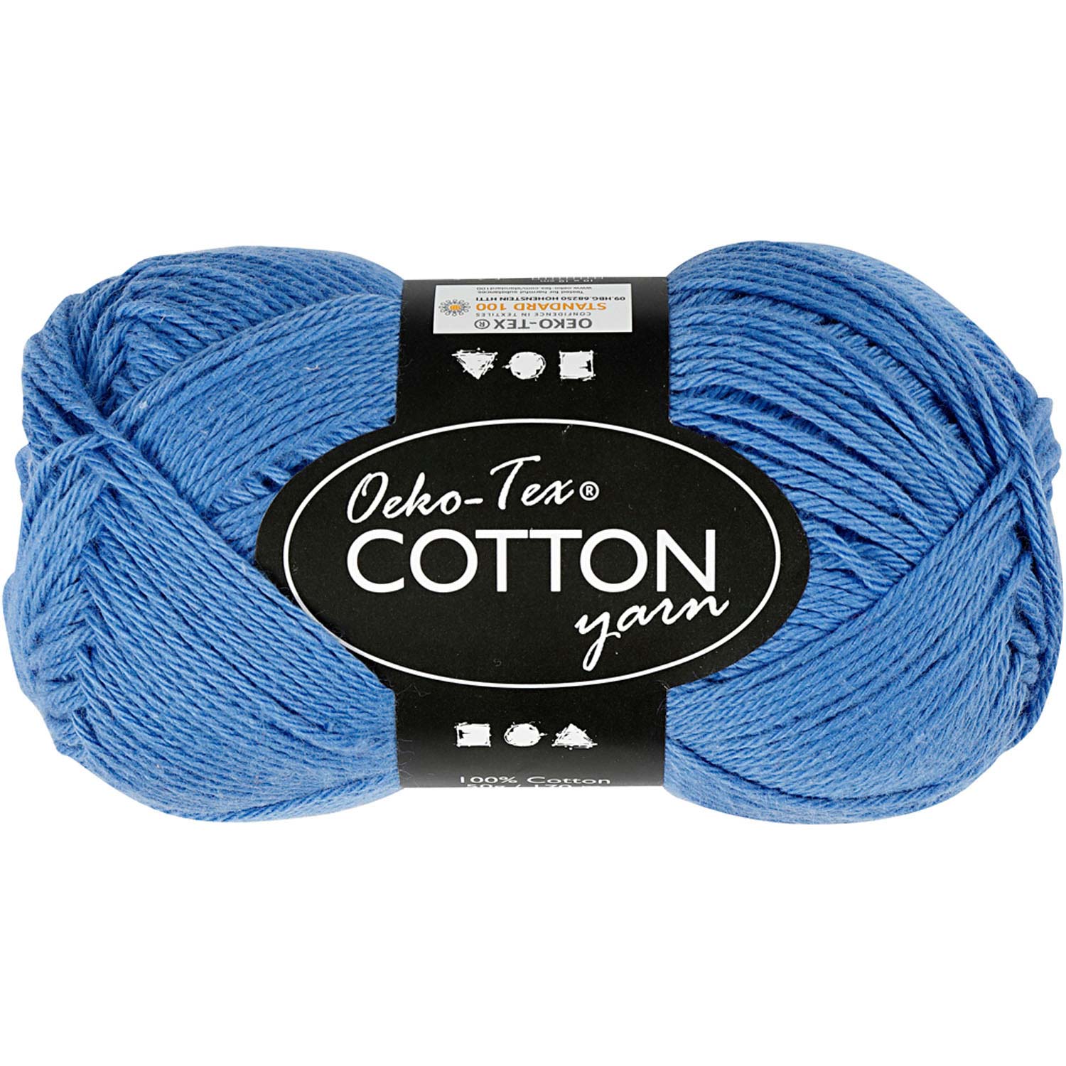 Katoengaren, Blauw, 50gr, 170m