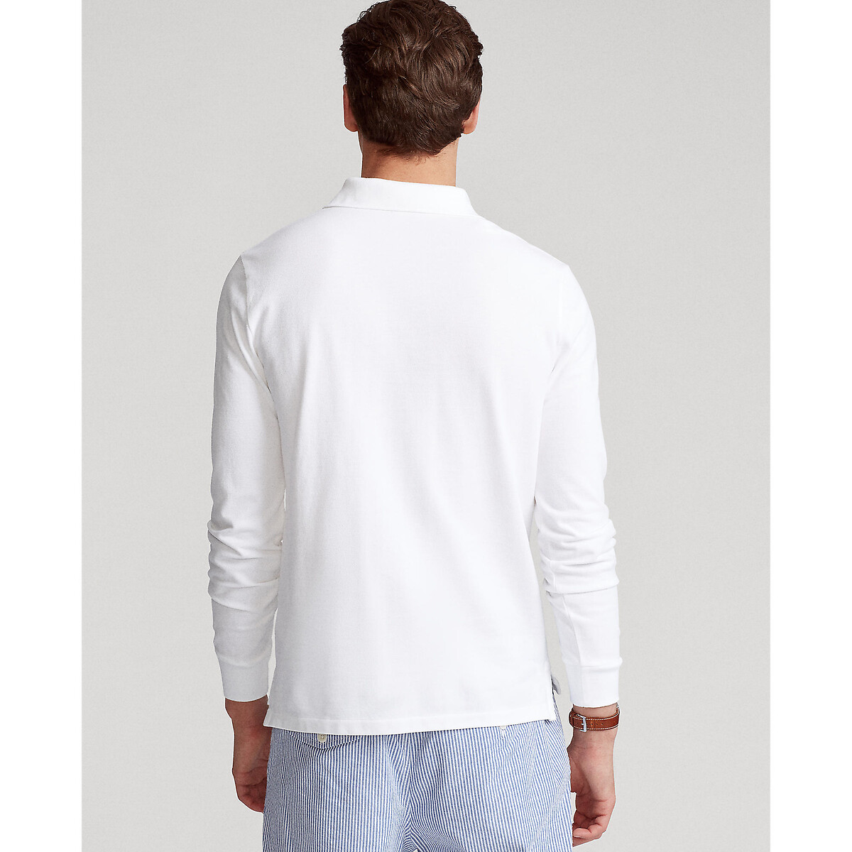 POLO RALPH LAUREN<br>Camisa pólo slim fit em piqué