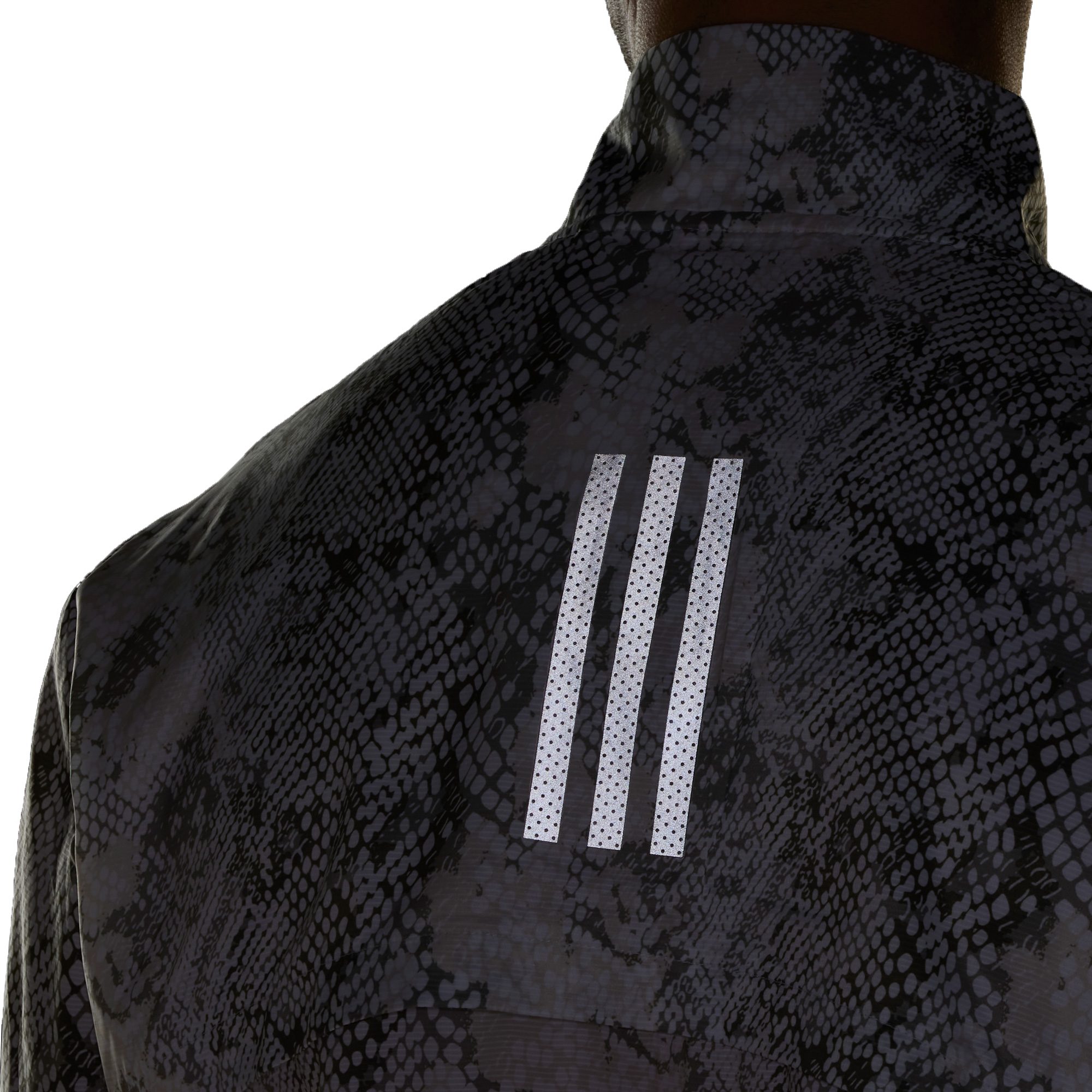 adidas Allover Print Marathon Jacke Herren white