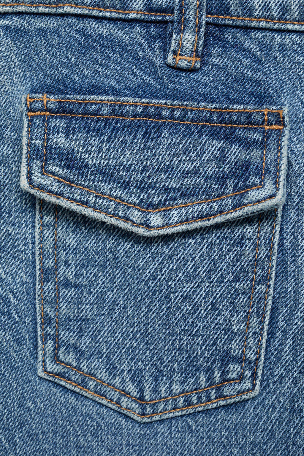 MANGO TEEN flared jeans medium blue