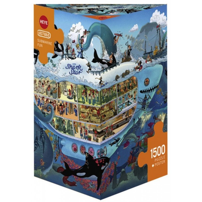 Puzzle 1500 pièces - Submarine