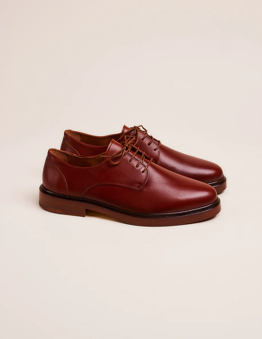 Derbies Edgar - Cuir cognac