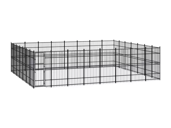 Chenil cage enclos pac noire 768 x 672 x 200 cm 02_0041861
