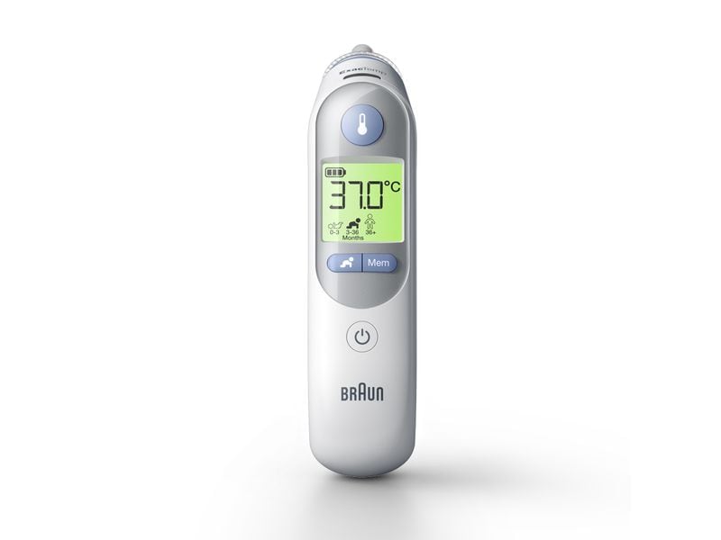 Braun Infrarot-Fieberthermometer ThermoScan 7 IRT 6520WE Infrarot-Ohrthermometer