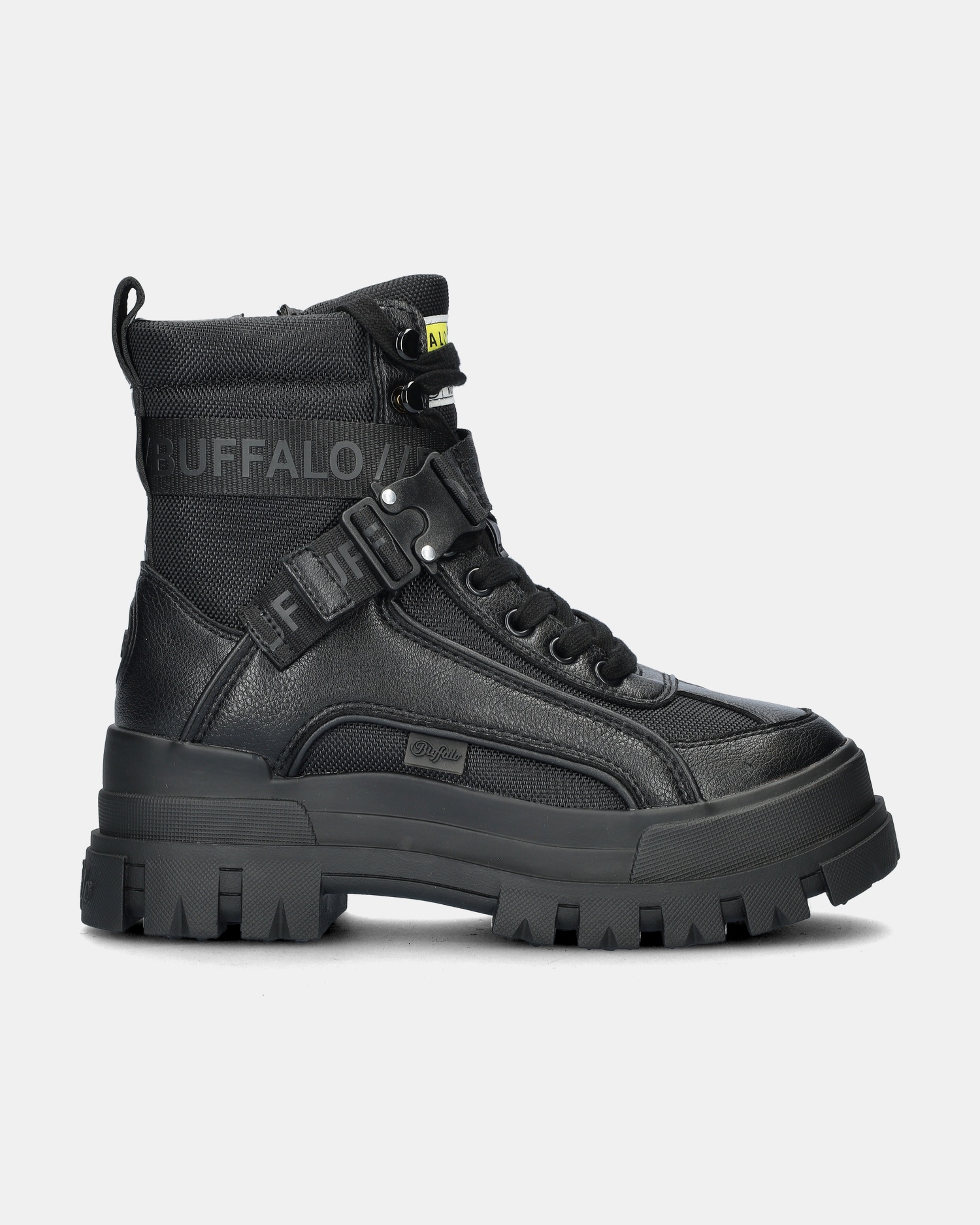 Buffalo Aspha Com 1 Veterboots  - zwart