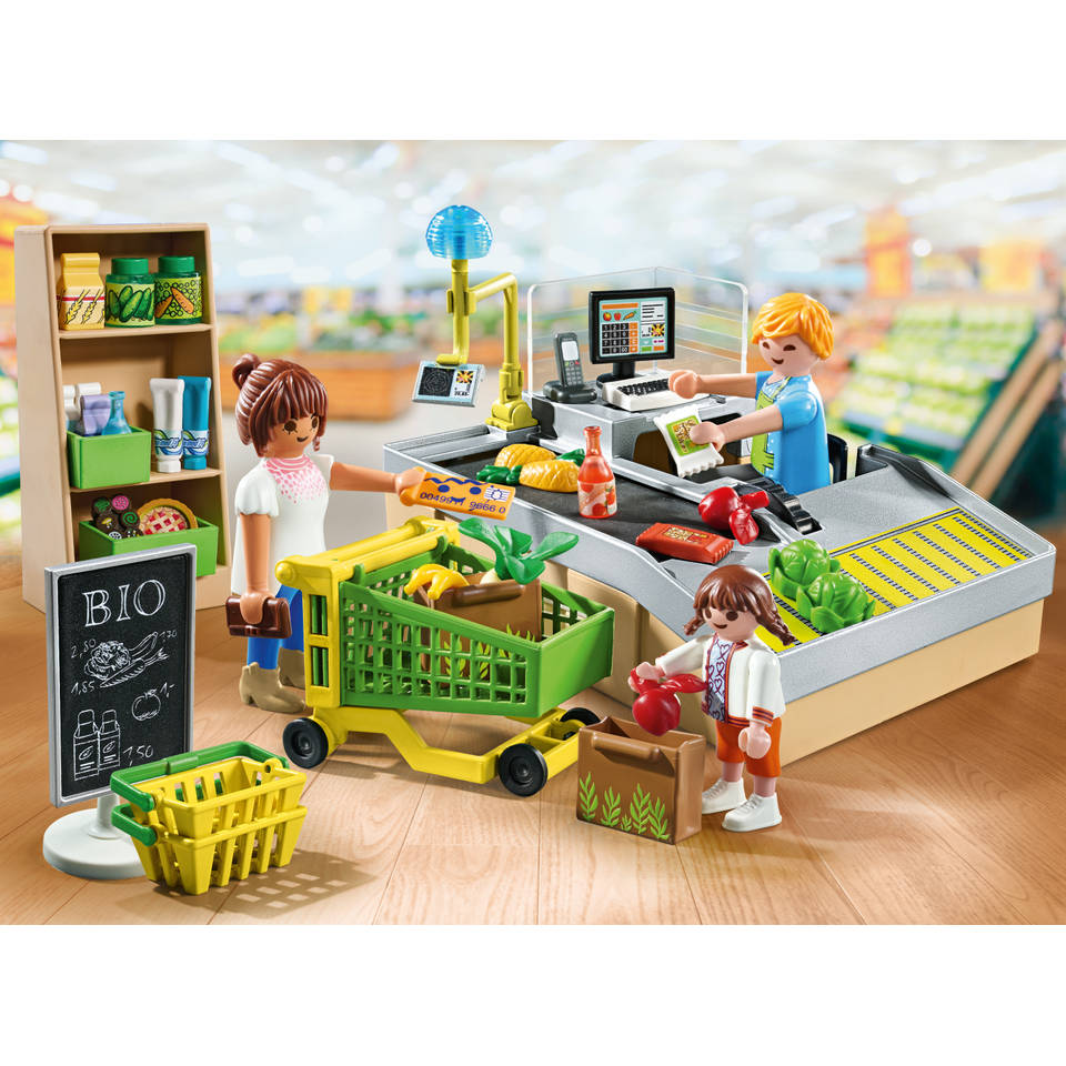 PLAYMOBIL My Life promopack biologische supermarkt 71648