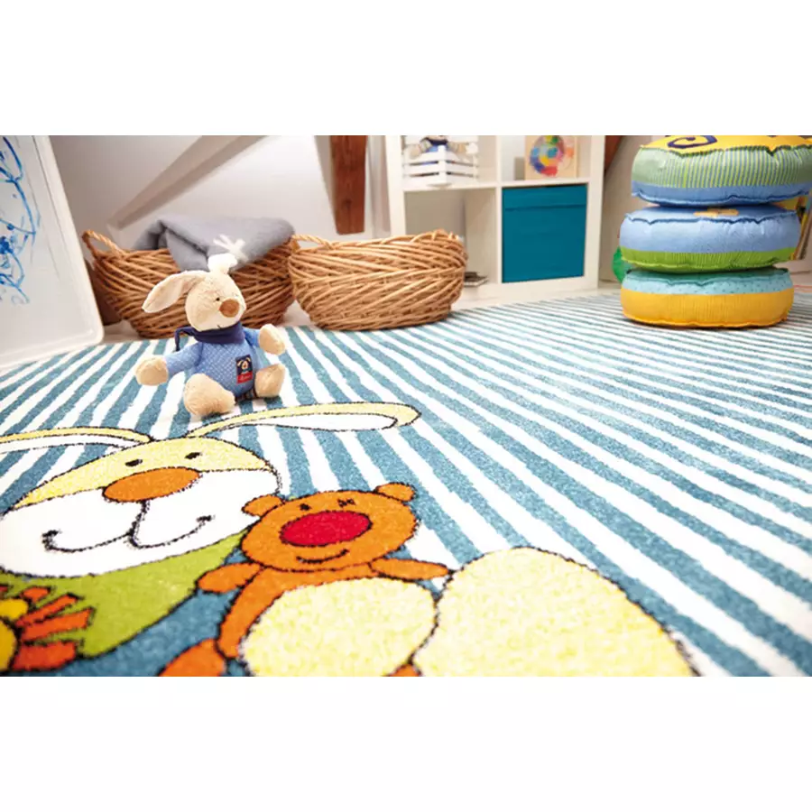 Sigikid Kinderteppich Semmel Bunny blau