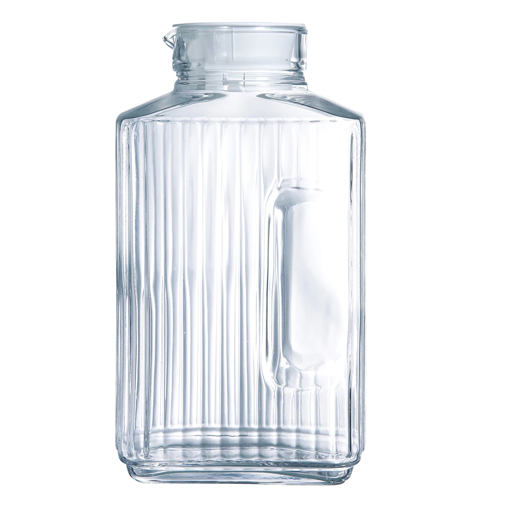 Pichet Quadro avec bouchon 2 l blanc Luminarc